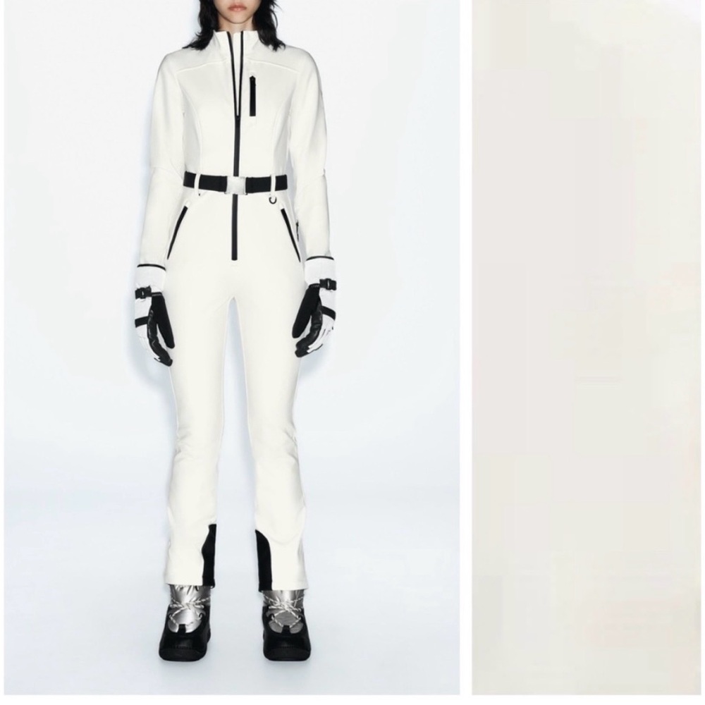 SOLD Zara Recco® Technology Ski Water Resistant/Wind Protection
Jumpsuit Size M - Picture 11 of 12